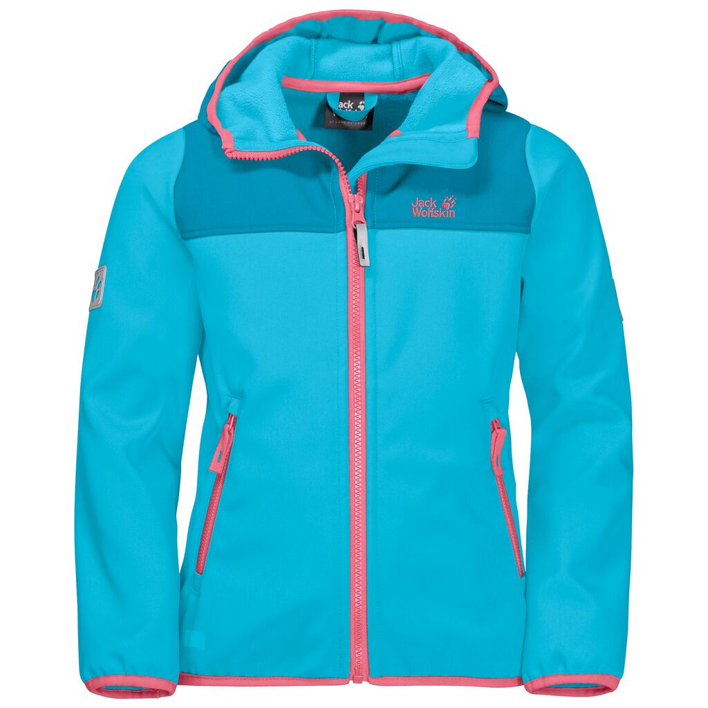 Jack Wolfskin FOURWINDS Vestes Enfant Turquoise/Bleu - LVUNPBA-27